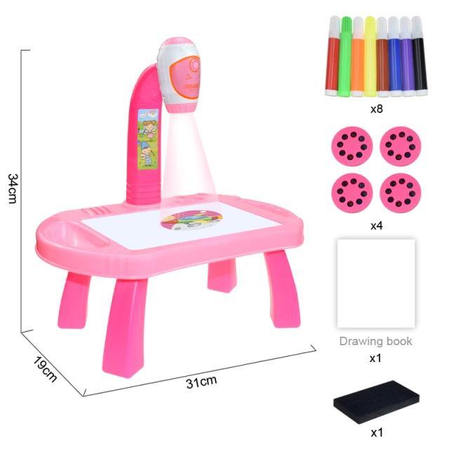 Fun Kids Art Projection Drawing Desk