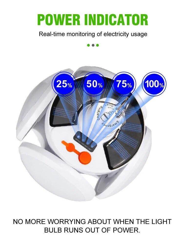 Outdoor Rechargeable Solar Powered Camp Light