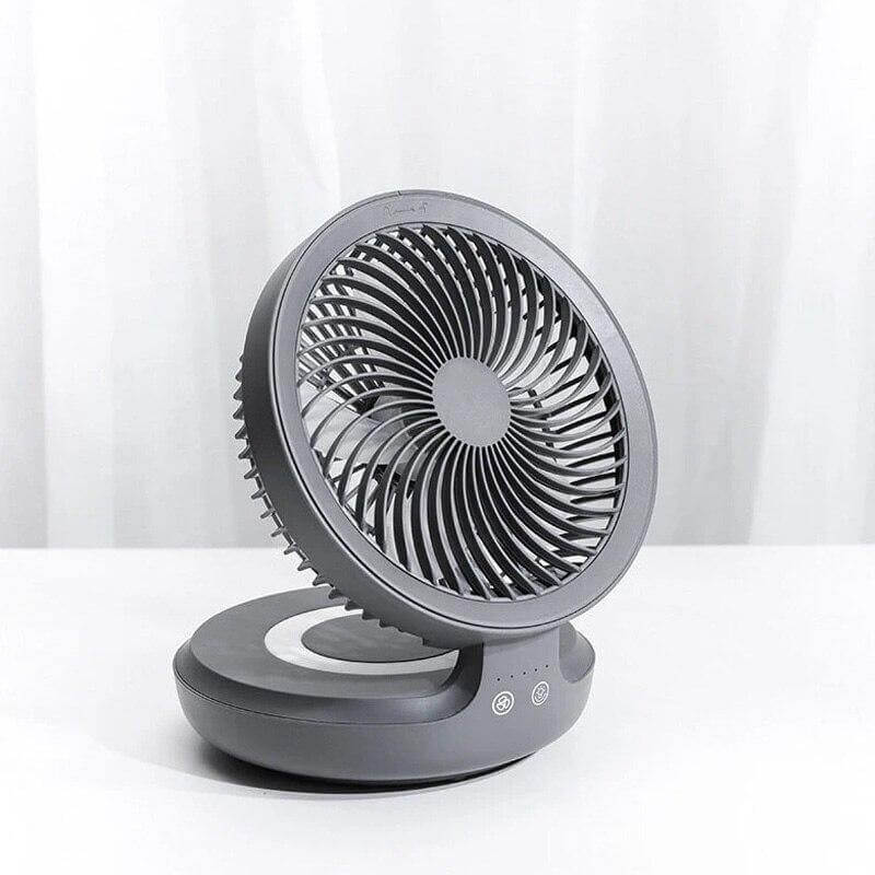 Portable LED Night Light Fan