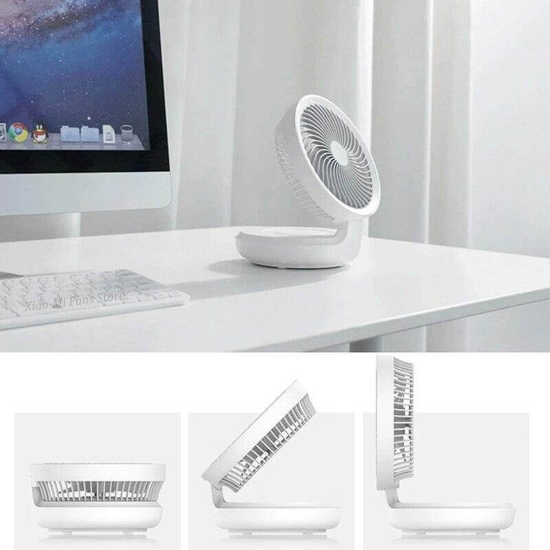 Portable LED Night Light Fan