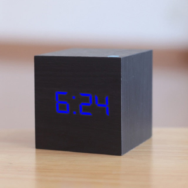 Modern Square LED Desktop Clock
