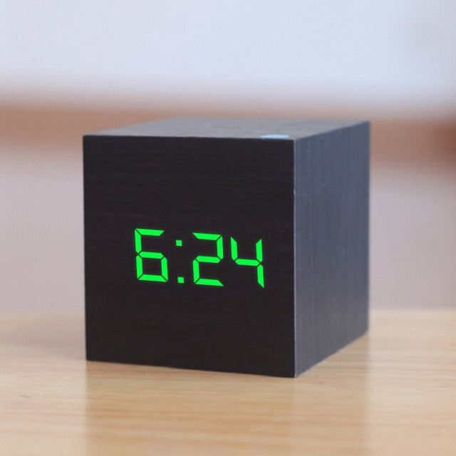 Modern Square LED Desktop Clock