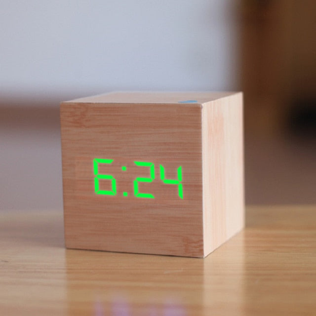 Modern Square LED Desktop Clock