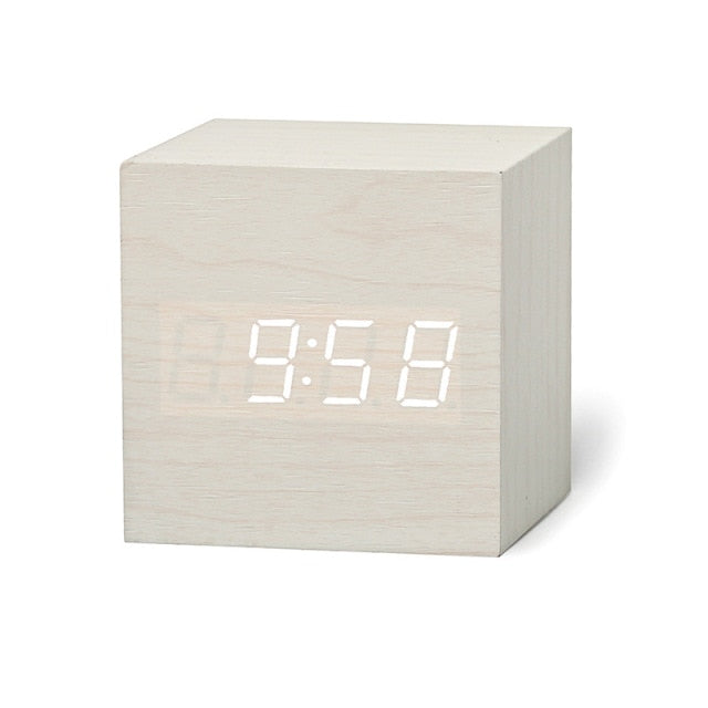 Modern Square LED Desktop Clock