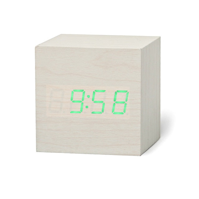 Modern Square LED Desktop Clock