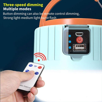 Portable Solar Powered LED Camp Light