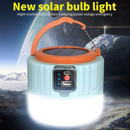 Portable Solar Powered LED Camp Light
