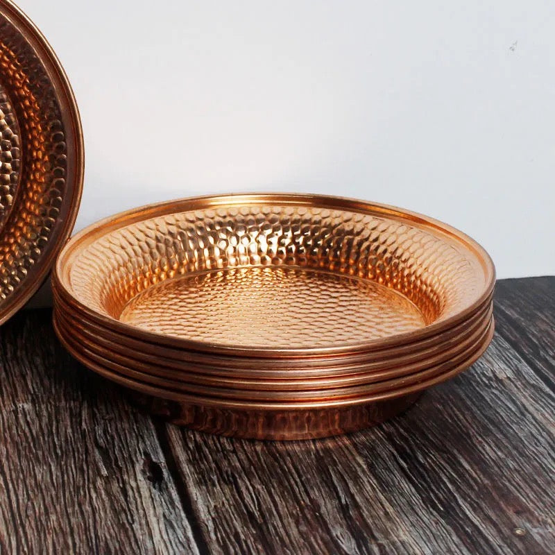 Natural Copper Therapy Plate Set