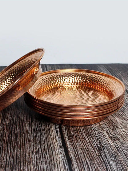 Natural Copper Therapy Plate Set