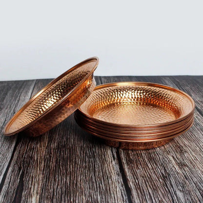Natural Copper Therapy Plate Set