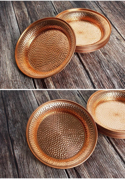 Natural Copper Therapy Plate Set