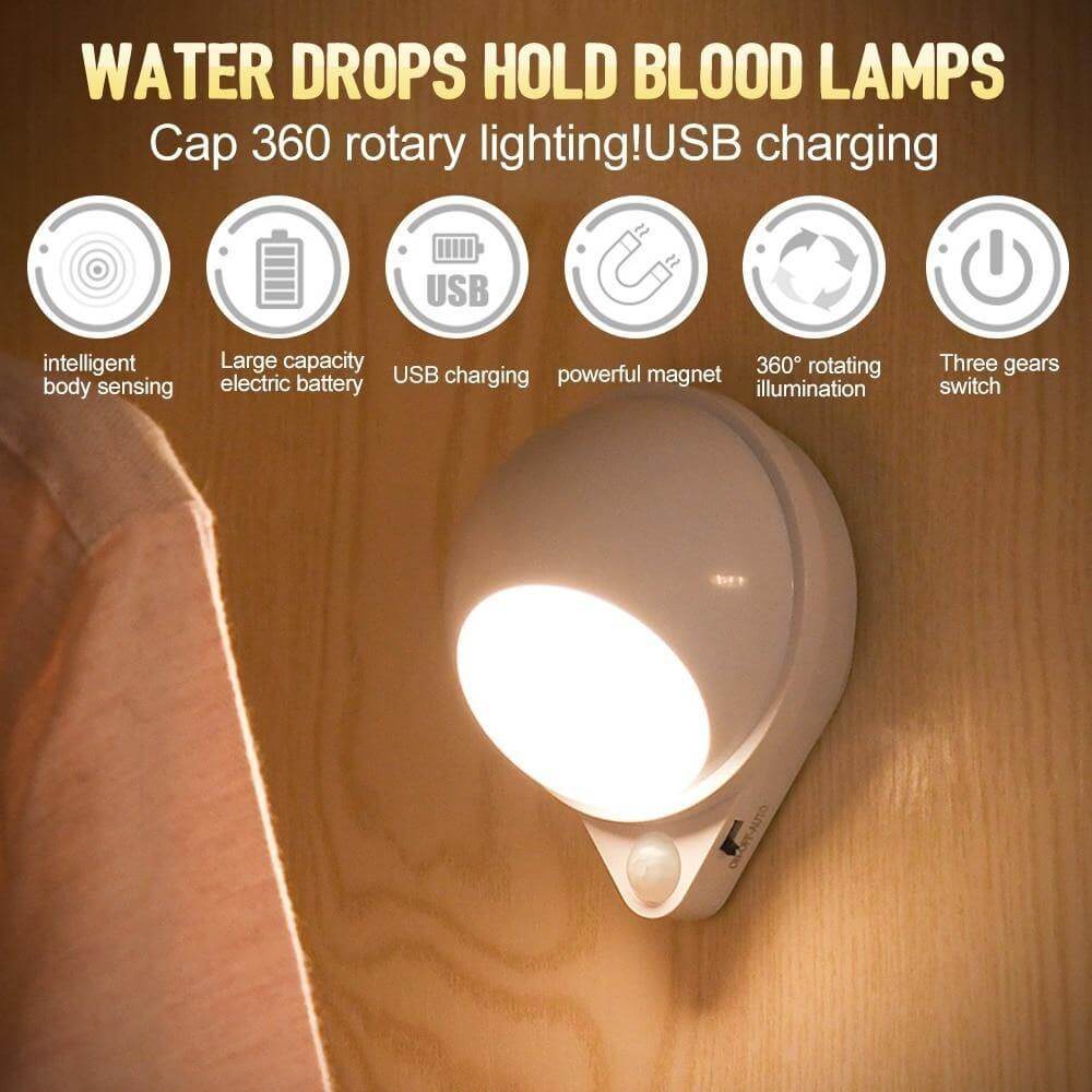 Rechargeable 360 Degree Adjustable LED Desk Lamp