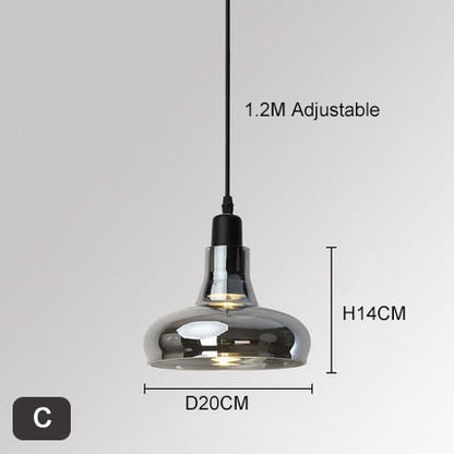 Elegant Modern Oval Hanging Light