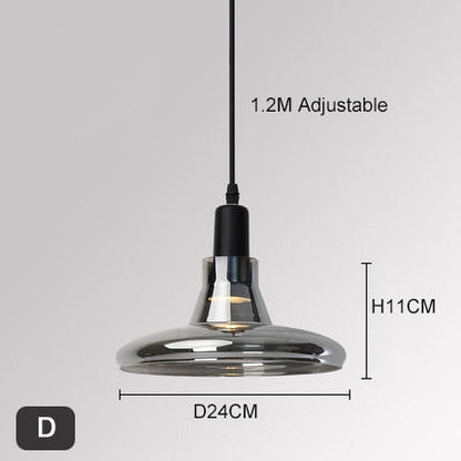 Elegant Modern Oval Hanging Light