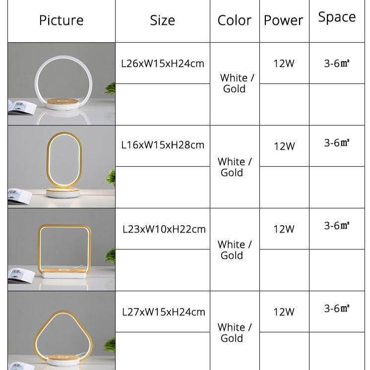 Modern Scandinavian Style LED Desk Lamp