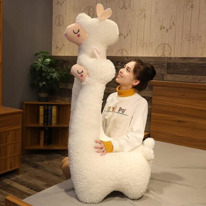 Plush Alpaca Faux Fur Pillow