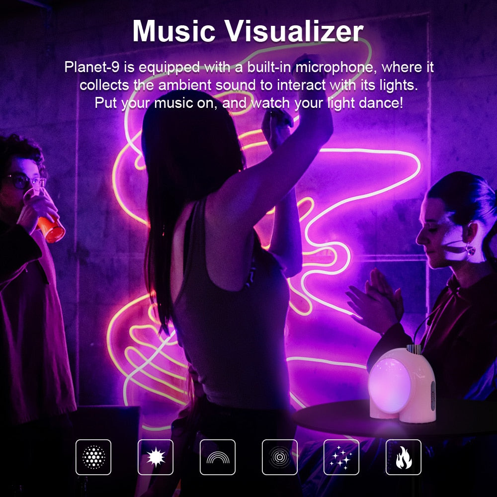 Intelligent Color Changing Wake Up Lamp