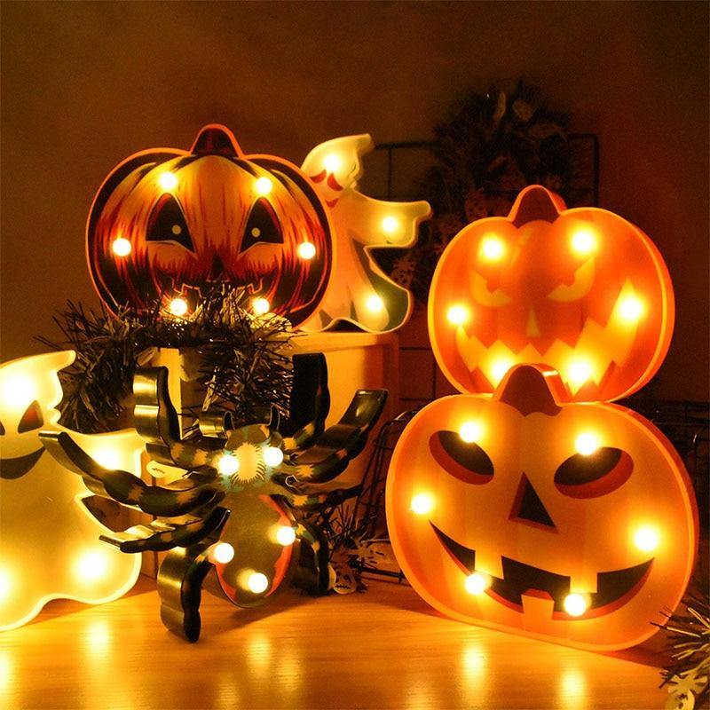 Spooky Pumpkin LED Table Light