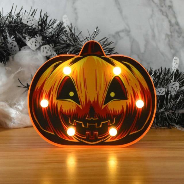 Spooky Pumpkin LED Table Light