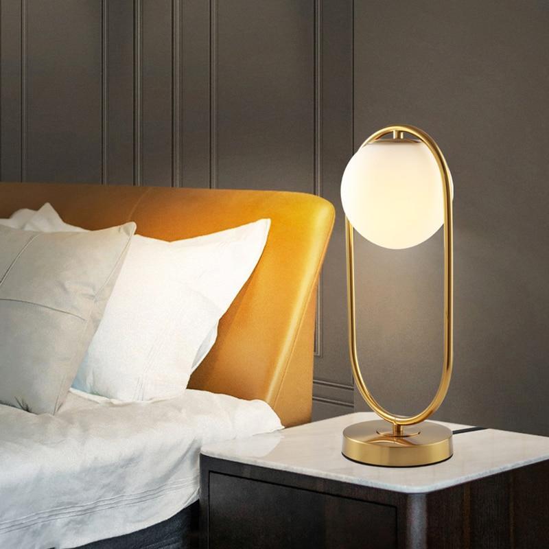 Elegant Clear Globe Desk Lamp - Cofik