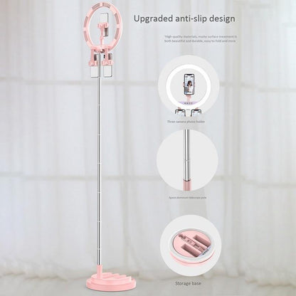 Portable Rechargeable Dimming Round LED Selfie Light