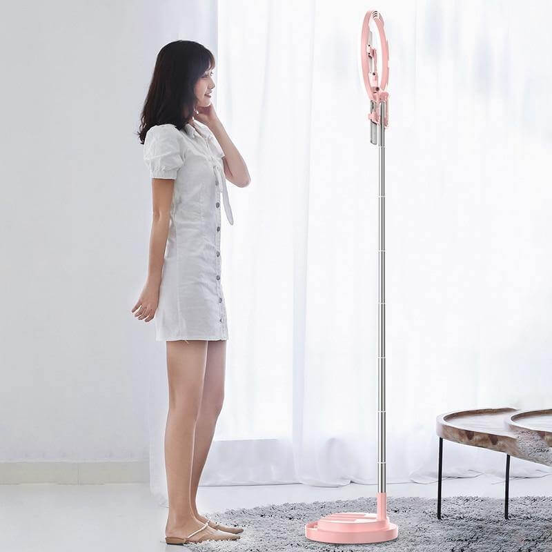 Portable Rechargeable Dimming Round LED Selfie Light