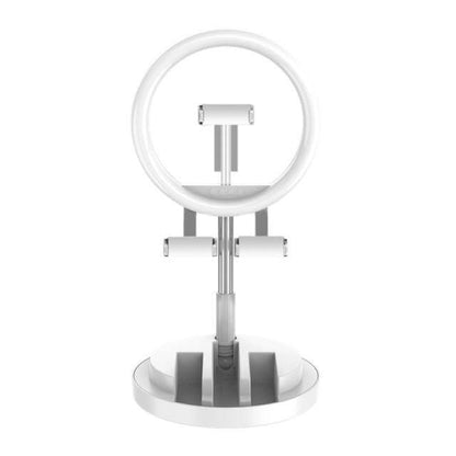 Portable Rechargeable Dimming Round LED Selfie Light