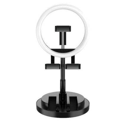 Portable Rechargeable Dimming Round LED Selfie Light - Cofik