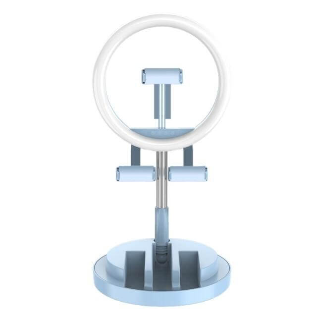 Portable Rechargeable Dimming Round LED Selfie Light