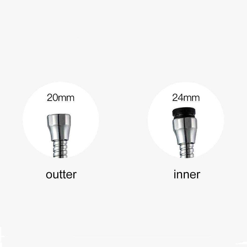 Adjustable 360 Degree Rotating Faucet Spray Head