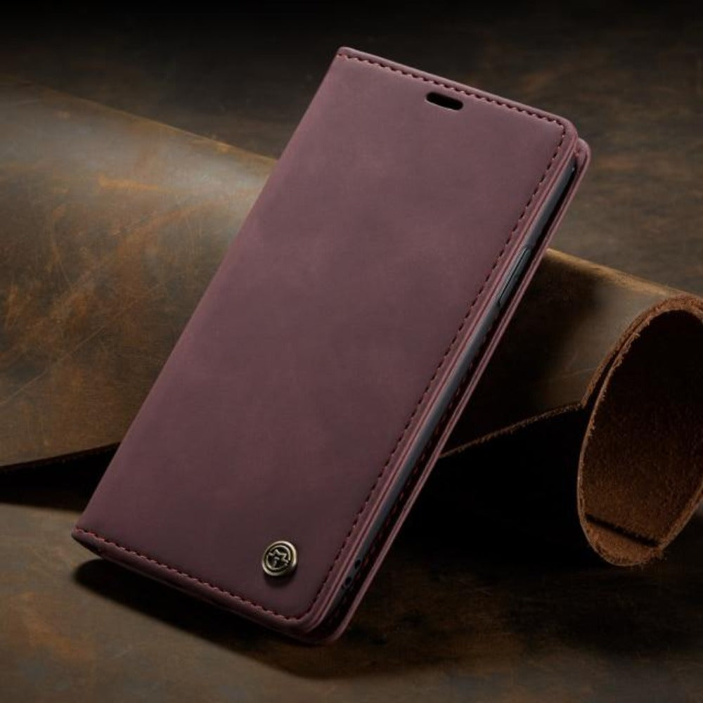 Secure Magnetic Flip Phone Case for iPhone
