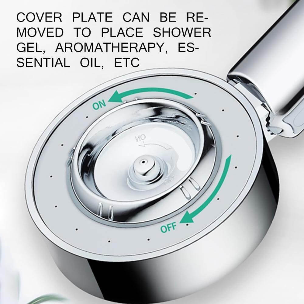 Powerful Dual Shower Head with Soap Dispenser