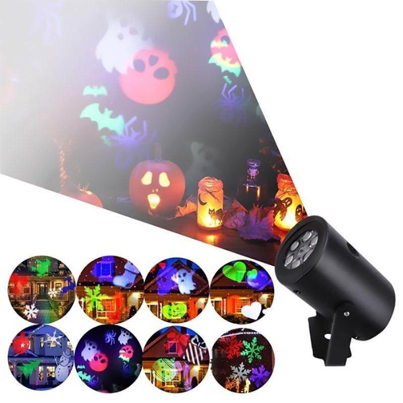 Colorful Outdoor Halloween Projector Light Show - Cofik