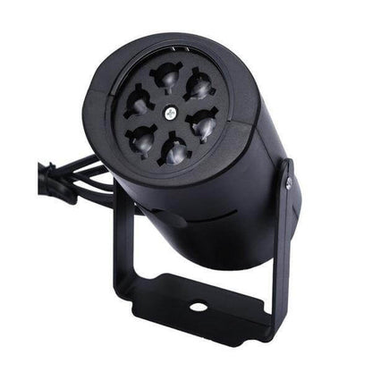 Colorful Outdoor Halloween Projector Light Show