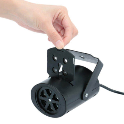 Colorful Outdoor Halloween Projector Light Show