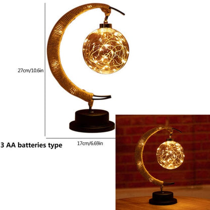 Sleek Half Moon LED Table Lamp