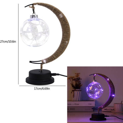 Sleek Half Moon LED Table Lamp