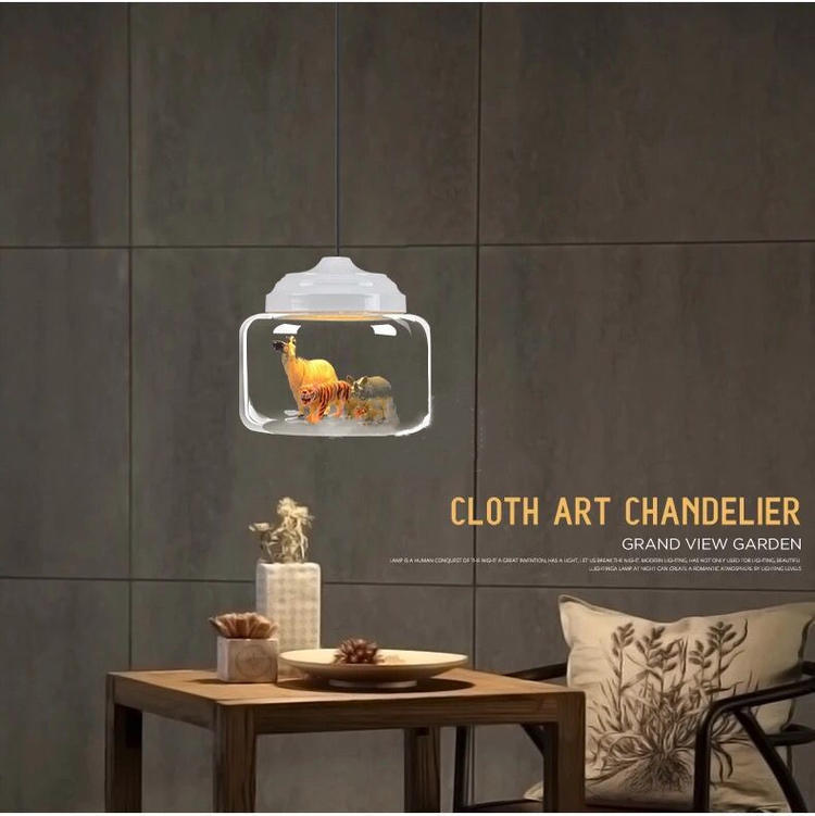 Simple Glass Pendant Light Fixture