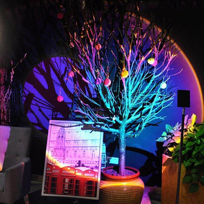 Colorful LED Table Lamp Sunset Effect