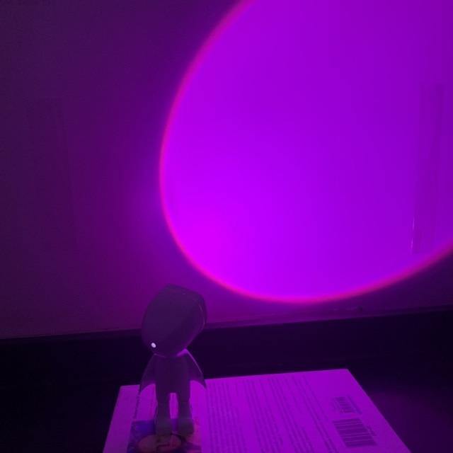 Colorful LED Table Lamp Sunset Effect