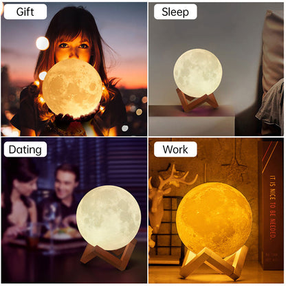 LED Sensory Night Light Rechargeable Table Lamp