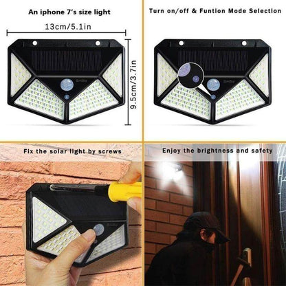 Bright Waterproof Solar Wall Lamp