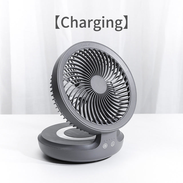 Compact Rechargeable LED Night Light Fan - Cofik