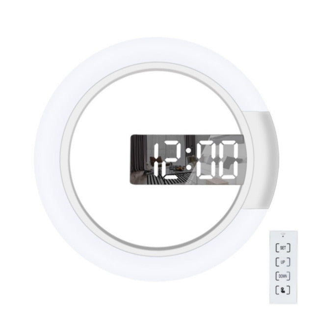 Modern LED Circle Wall Clock Lamp - Cofik