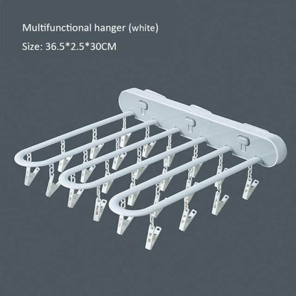 Foldable Wall Mount Sock Drying Rack Organizer - Cofik