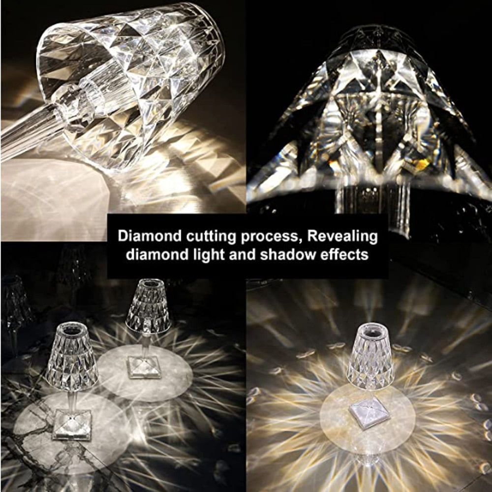 Luxury Crystal Desk Lamp