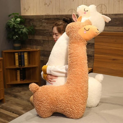 Plush Alpaca Faux Fur Pillow