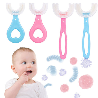 Soft Bristle Kids U Shaped Toothbrush