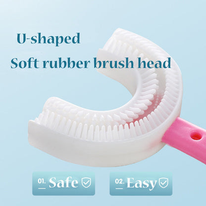 Soft Bristle Kids U Shaped Toothbrush