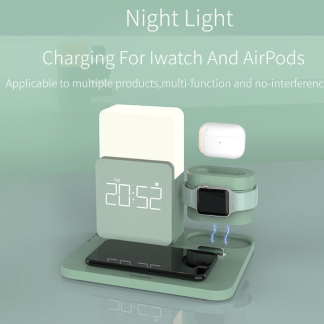 Smart LED Clock Charger Table Lamp - Cofik